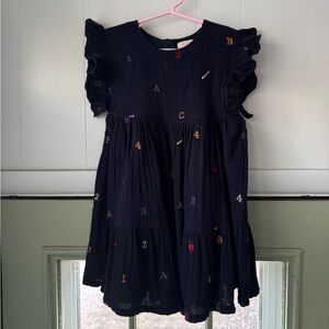Pink Chicken - Navy Alphabet Dress